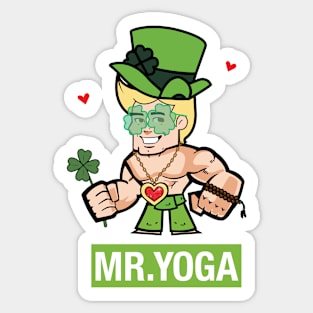 Mr. Yoga Sticker